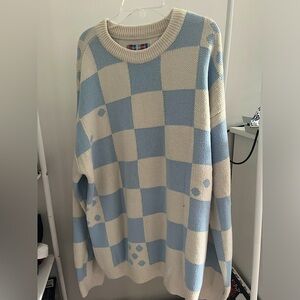 Urban Outfitters Checkered Knit Sweater